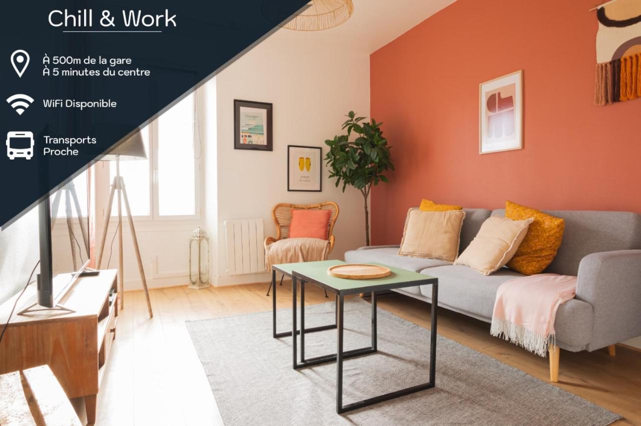 شقة Chill And Work / Gare Tgv / Beau T2 Renove رينز المظهر الخارجي الصورة